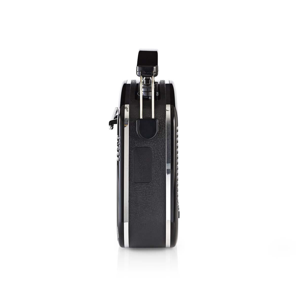 Nedis FM Radio 4.5W Carrying Handle Black RDFM5000BK