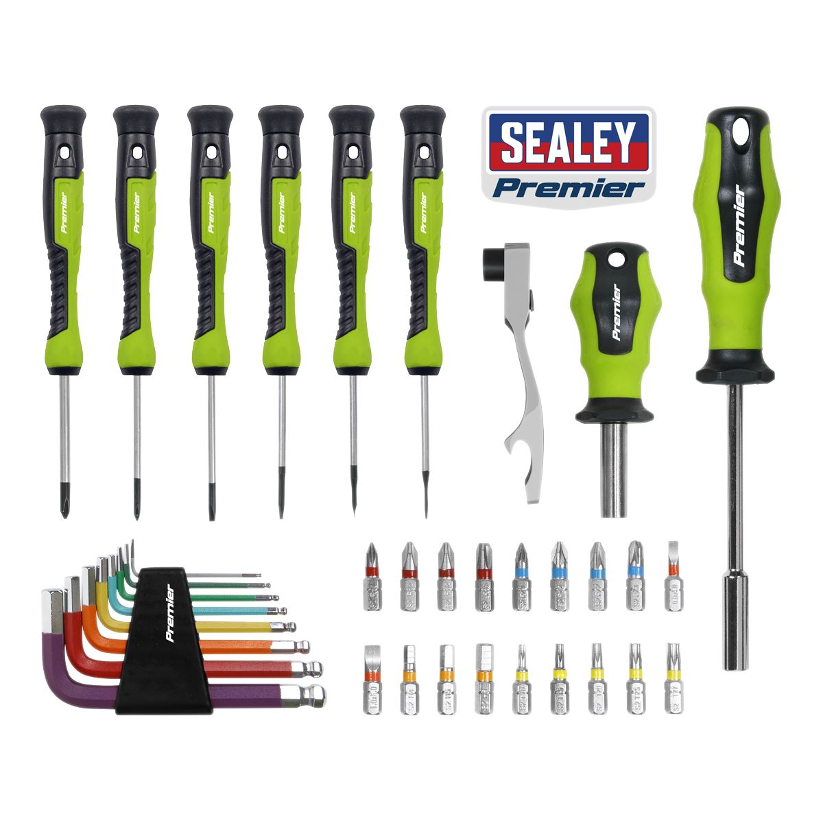 Sealey Ratchet, Screwdriver, Hex Key & Bit Set 35pc Advent Calendar AVC003
