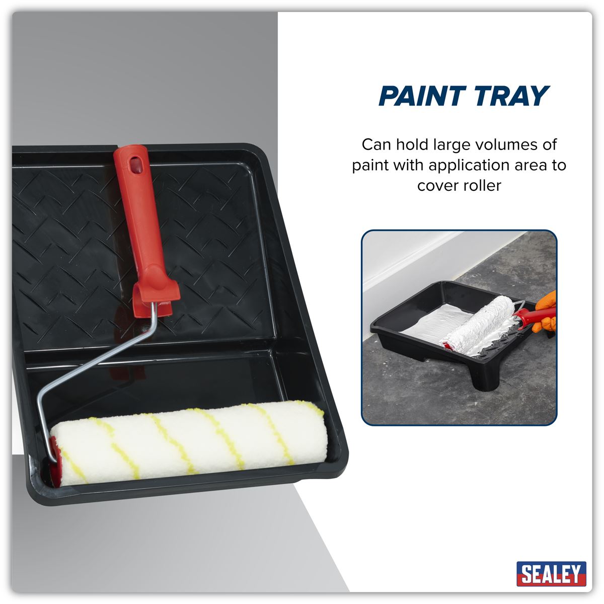 Sealey 9" Paint Roller with Tray PR9