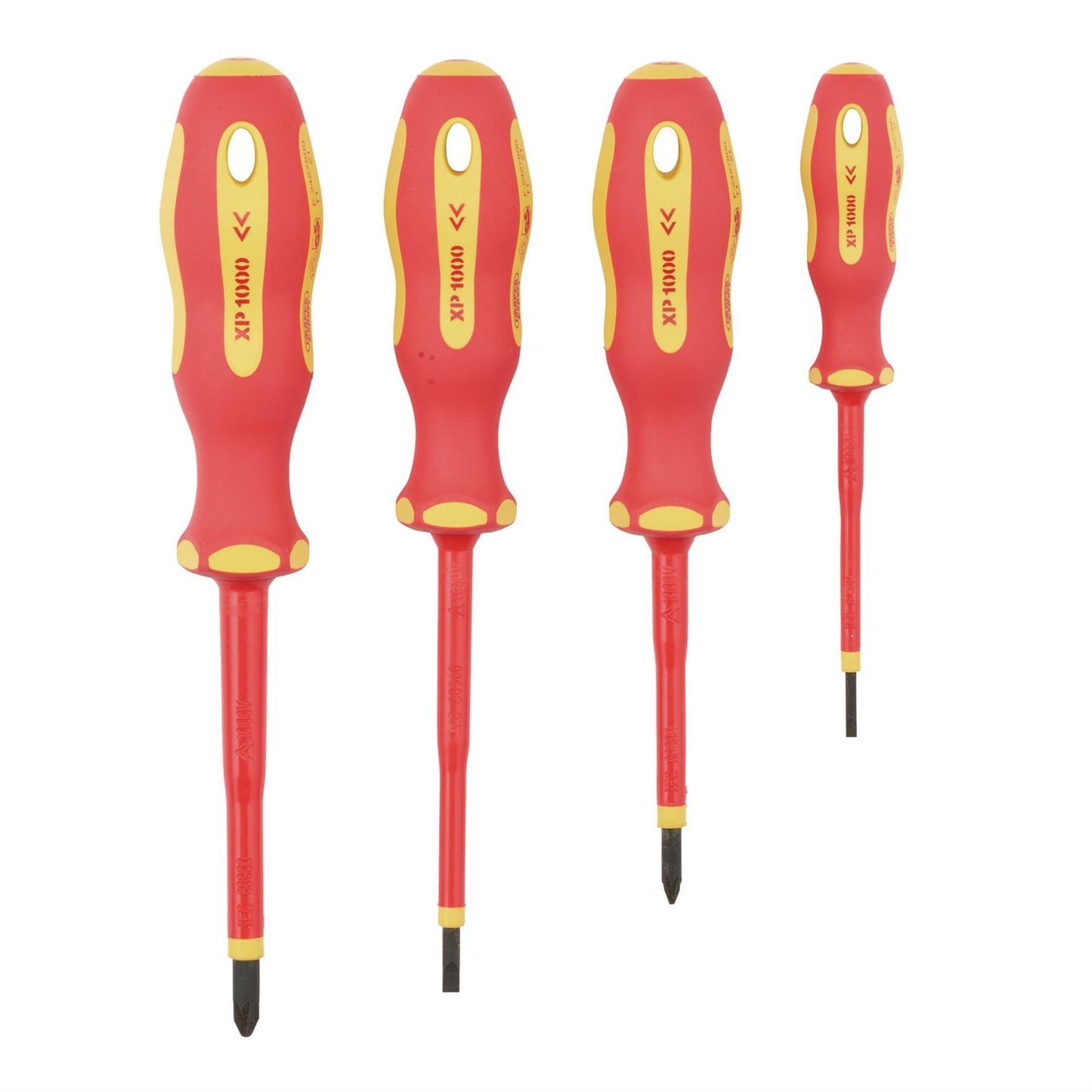 VDE Insulated Screwdriver 4pc Set for Professional Electricians Draper 64693