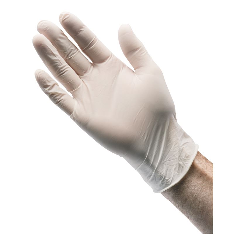 Draper Latex Gloves (Box of 100) GLAT-100L - 63762