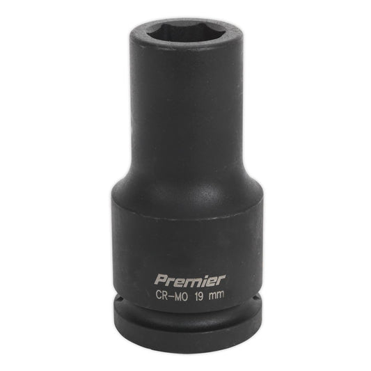 Sealey Impact Socket 19mm Deep 3/4"Sq Drive IS3419D