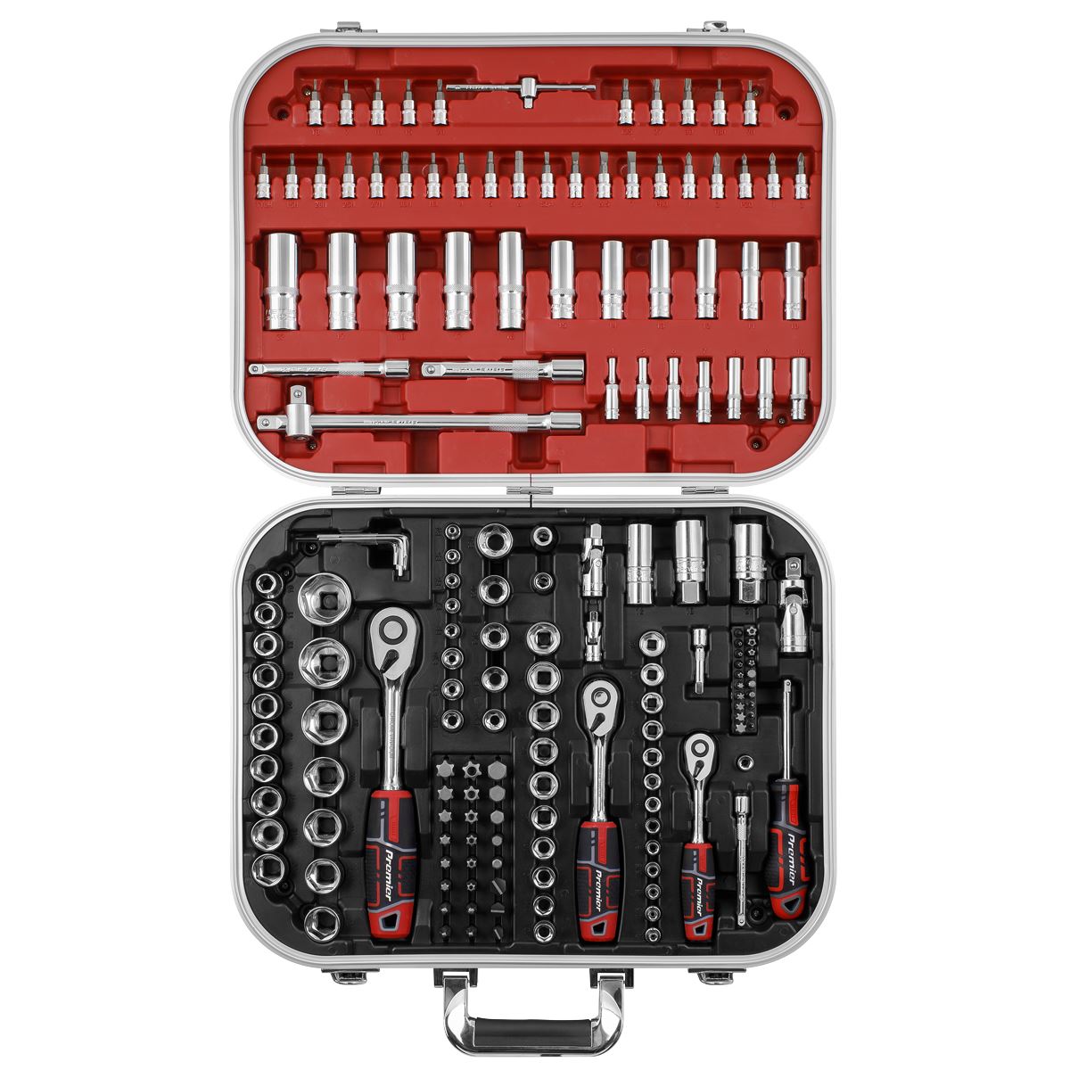 Sealey Socket Set 172pc 1/4", 3/8" & 1/2"Sq Drive WallDrive� AK7981