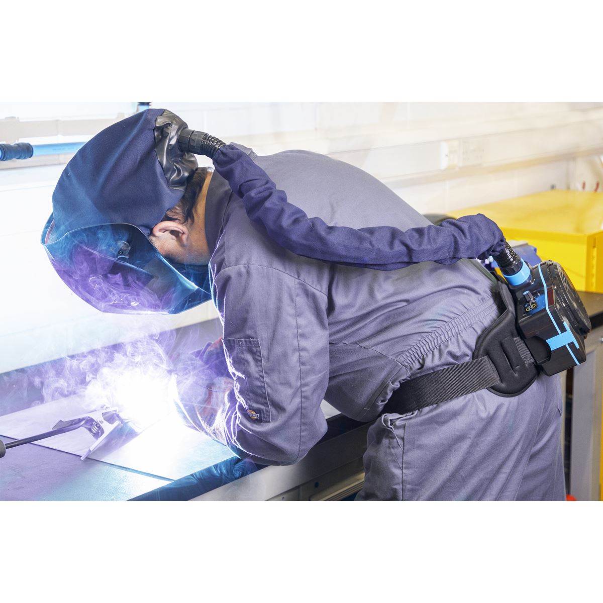 Sealey Welding Helmet with Powered Air Purifying Respirator (PAPR) PWH616