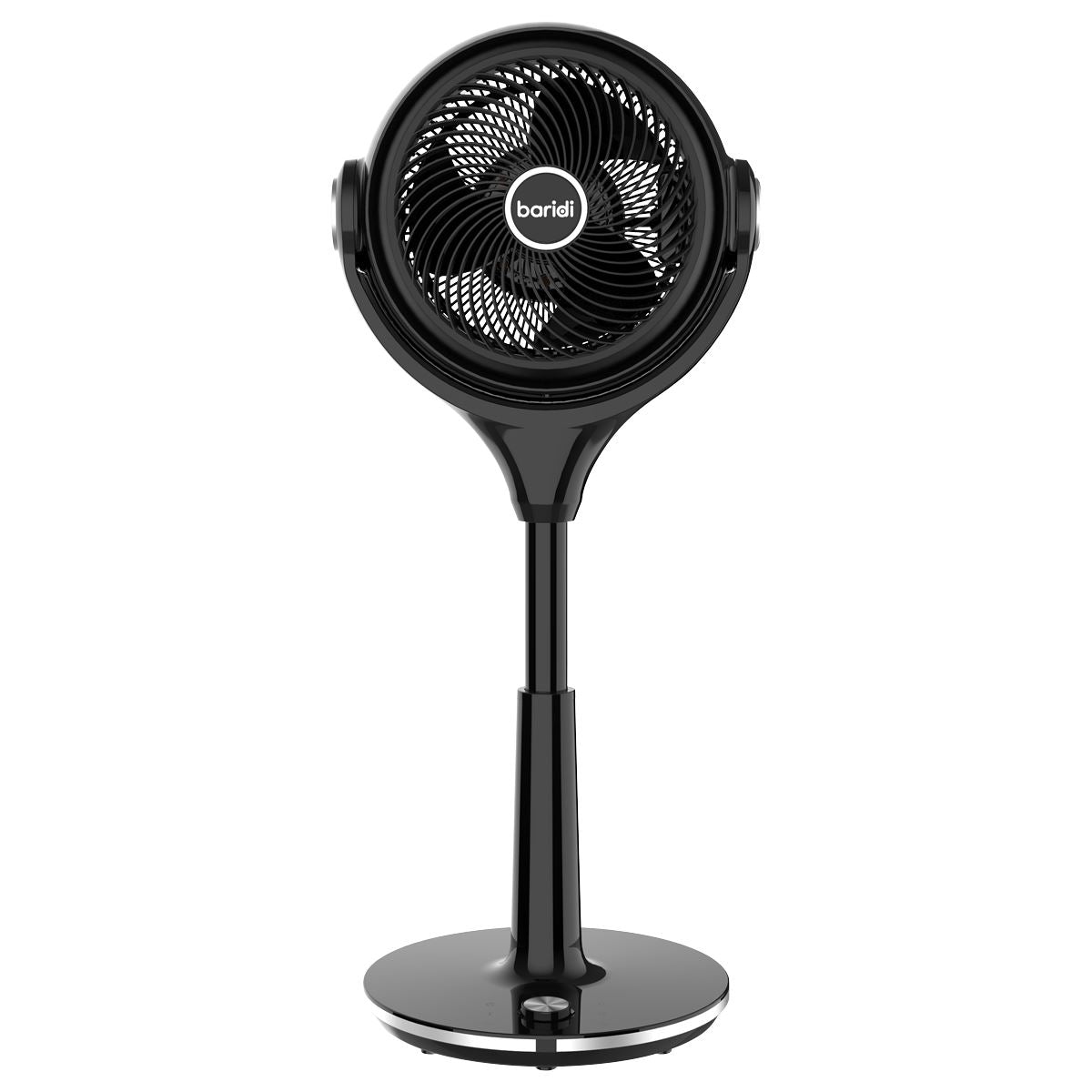 Baridi Pedestal Fan with Remote Control 10" - Black DH143