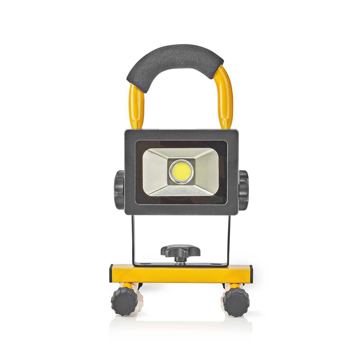 Nedis Mobile LED Floodlight 10W 700 lm Black/Yellow Worklight