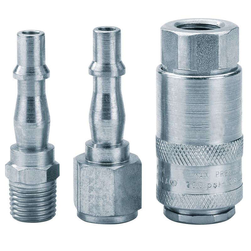 Draper 3 Piece Air Line Coupling Set 1/4 BSP ACK2 (3.8) 37844