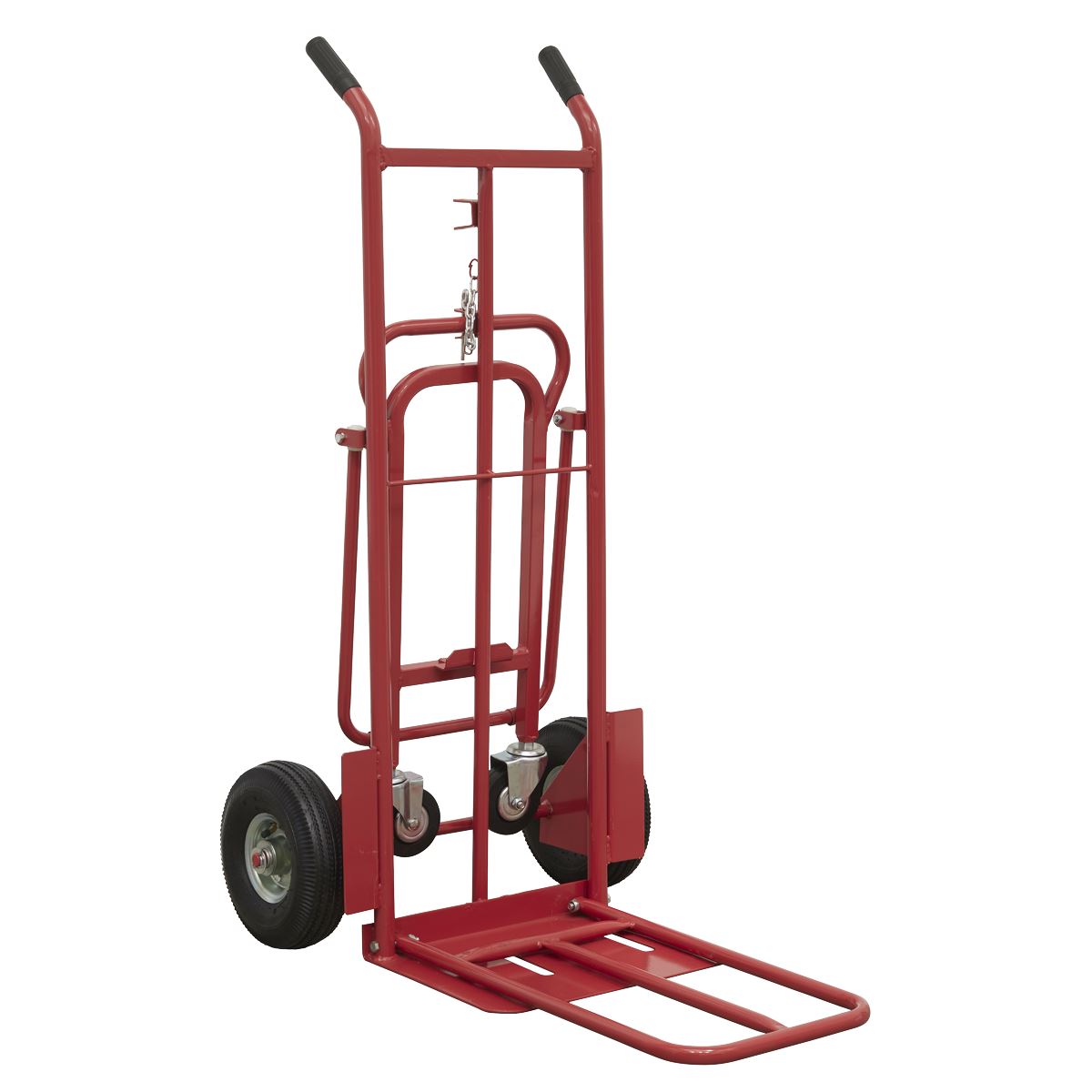 Sealey Sack Truck 3-in-1 with Pneumatic Tyres 250kg Capacity CST989