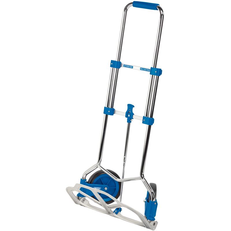 Draper Fold Flat Sack Truck Foldable Extendable Heavy Duty Trolley 125kg Load - 80805