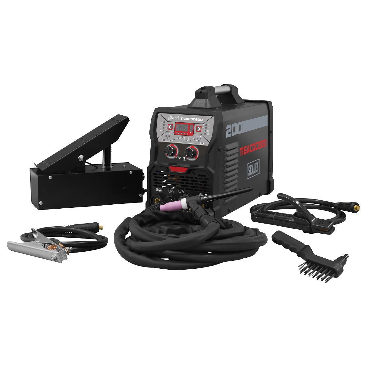 Sealey 200A TIG/MMA AC/DC Pulse Inverter Welder 230V TIGACDC200
