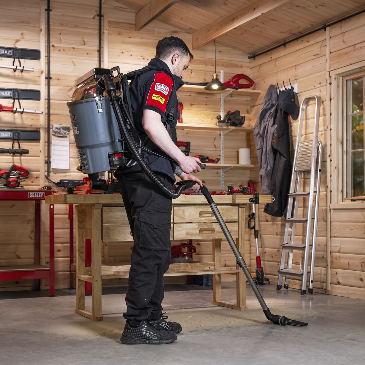 Sealey SV20 Series Backpack Vacuum Cleaner 40V - Body Only CP40VBV