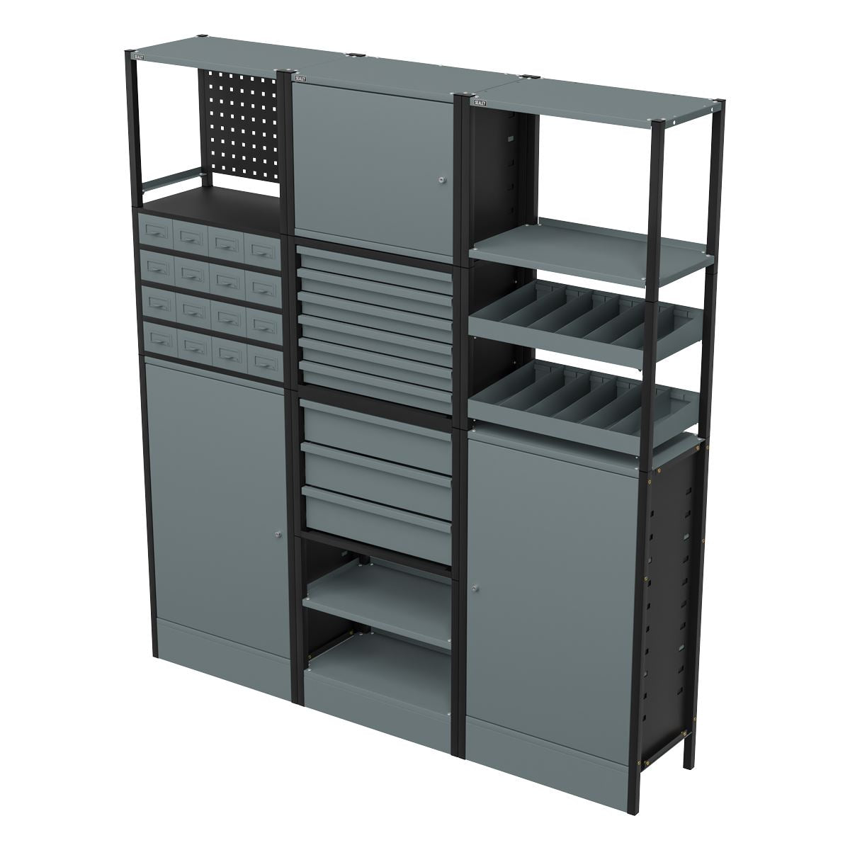Sealey Modular Racking System Combo 1.74m APMRSTACK1
