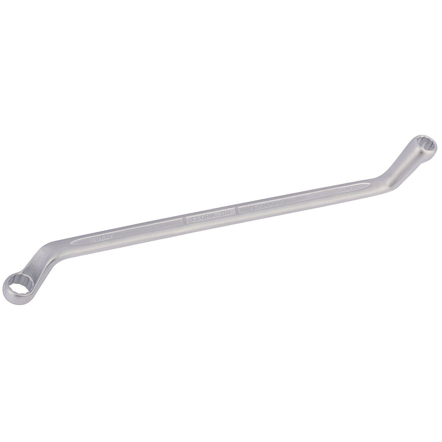 5/16" x 1/4" AF Elora 110 Deep Crank Imperial Ring Spanner Wrench NEW - 05666
