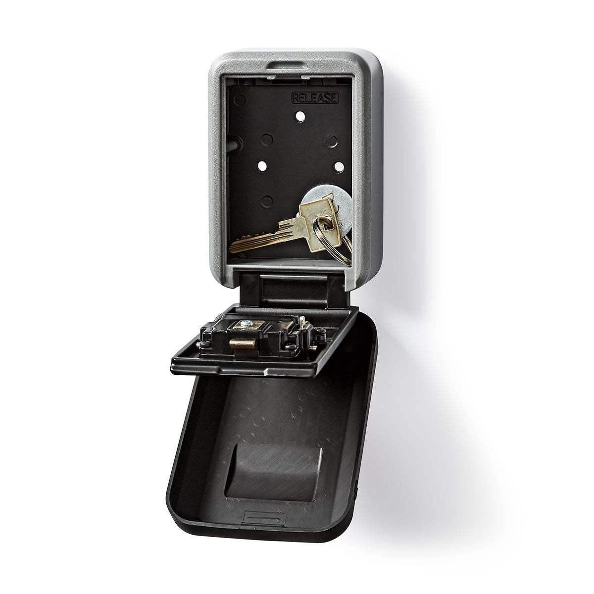 Nedis Vault Key Safe Combination Dial Lock Indoor& Outdoor Grey/Black