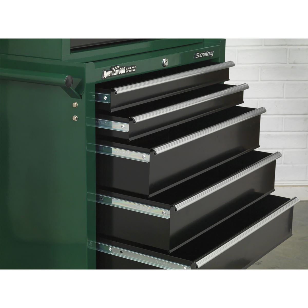 Sealey Rollcab 7 Drawer with Ball-Bearing Slides - Red/Grey AP22507BB