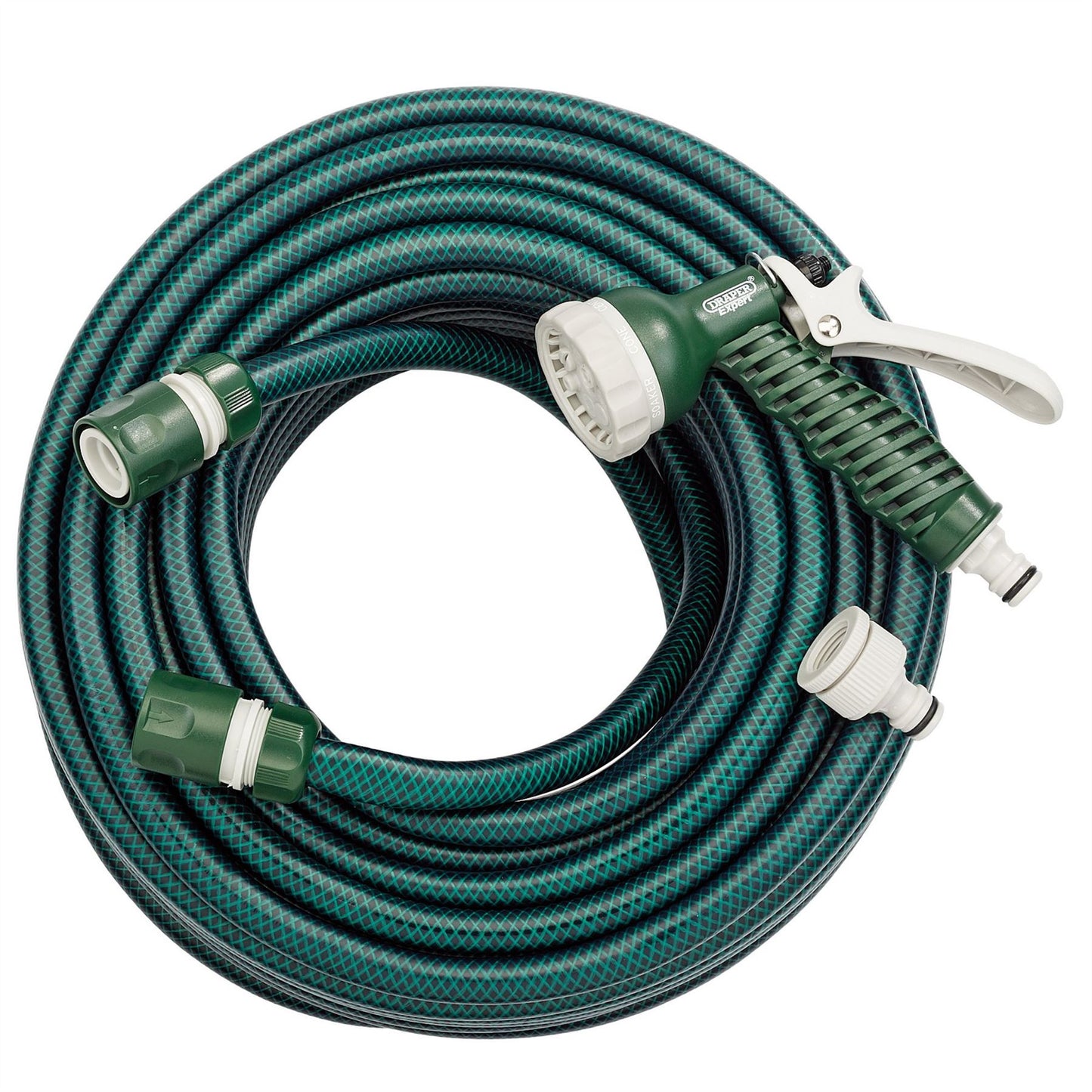 Draper 12mm Bore x 30m Garden Hose and Spray Gun Kit Professional Tool 56447