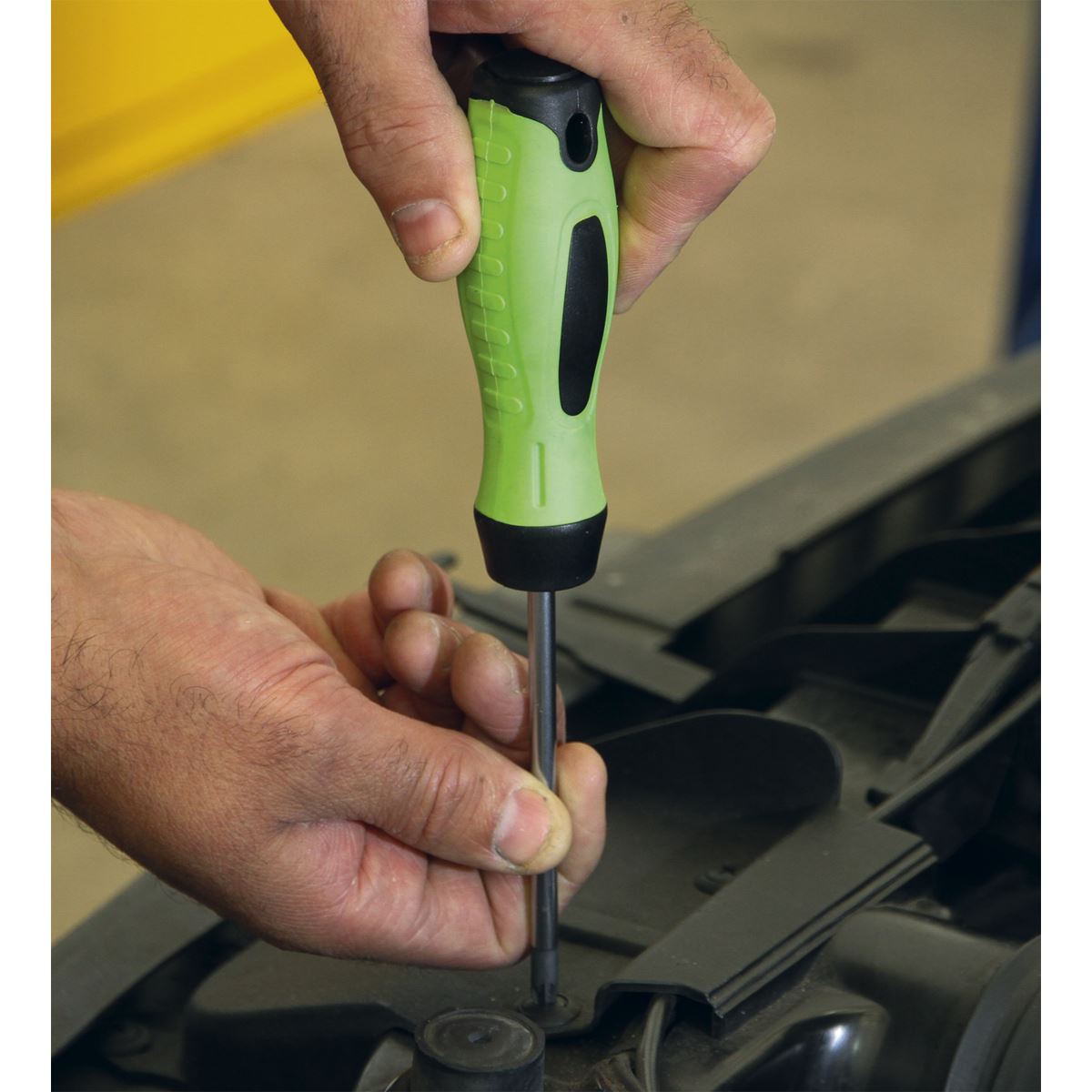 Sealey Screwdriver Set 8pc Hi-Vis Green HV001