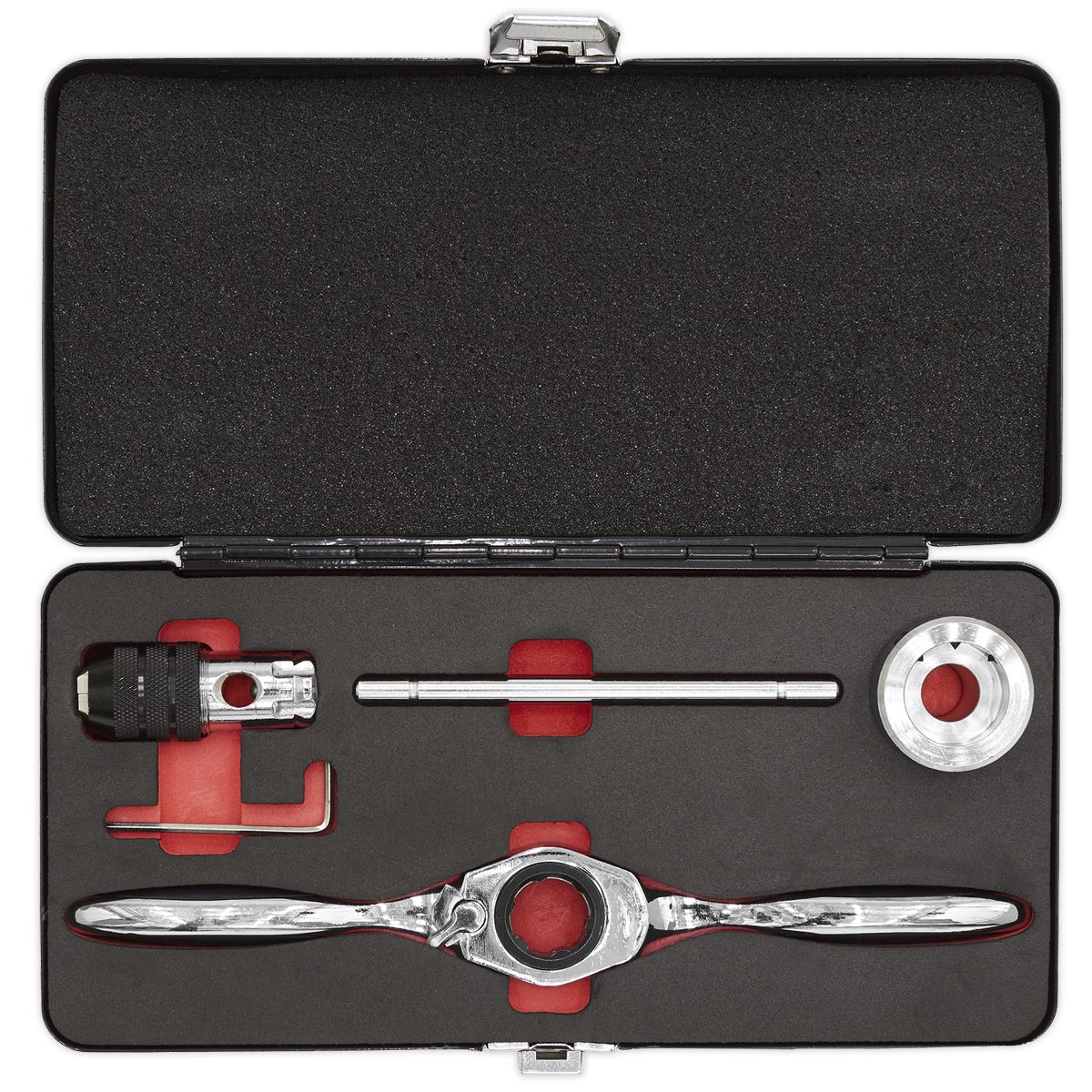 Sealey Bi-Directional Ratchet Tap & Die Holder Set 5pc AK3027