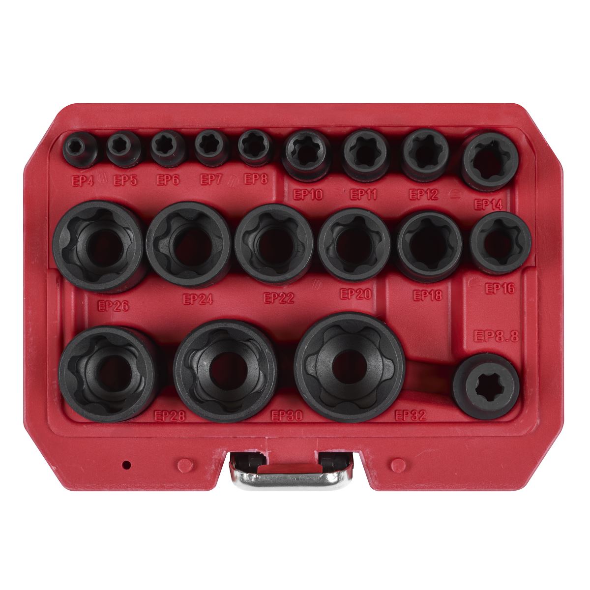 Sealey External TRX-P* Socket Set 19pc SX097