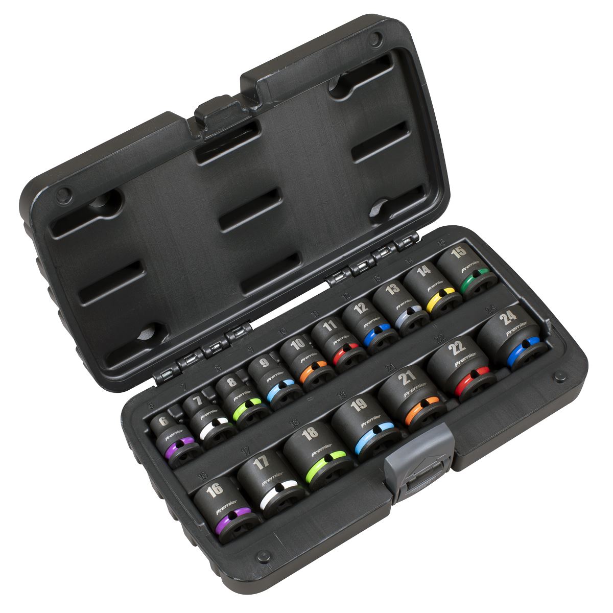 Sealey Premier Impact Socket Set 3/8"Sq Drive 17pc AK68218
