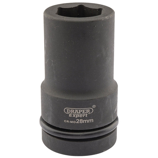 Draper 05143 Expert 28mm 1" Square Drive Hi-Torq 6 Point Deep Impact Socket
