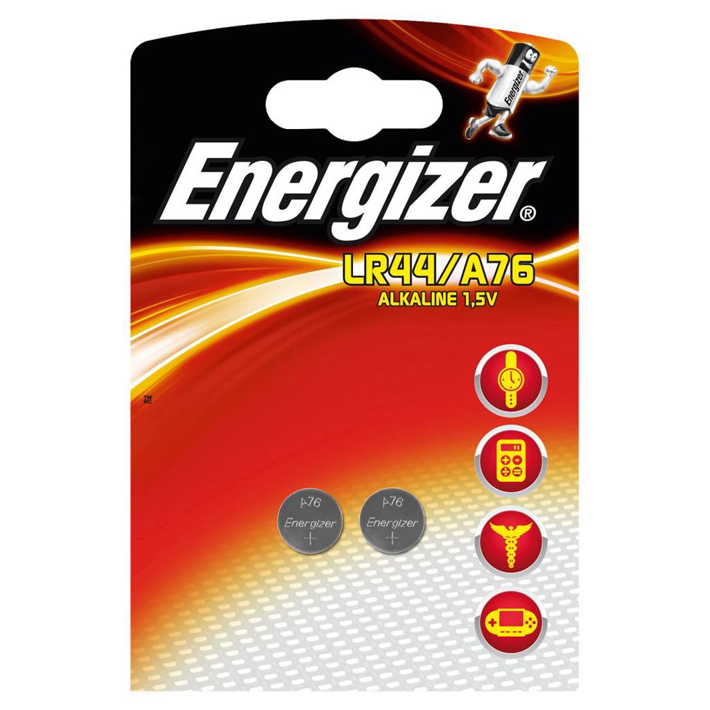 Energizer Alkaline battery A76/LR44 1.5V 2-blister - EN-623055