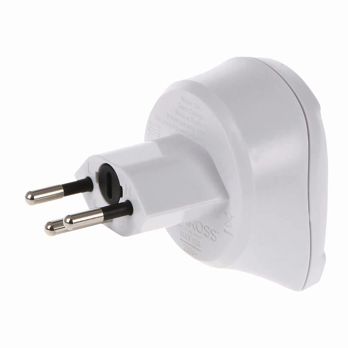 Skross SKross Travel Adapter Europe-to-Switzerland Earthed SKR1500205E