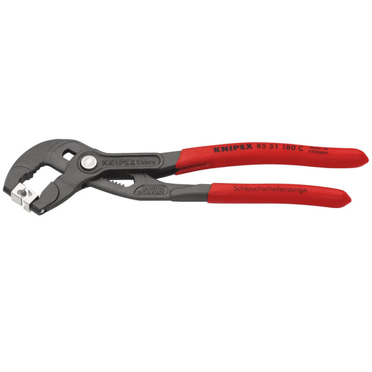 KNIPEX 85 51 180 C SB Hose Clamp Pliers, 180mm (self-service card/blister)