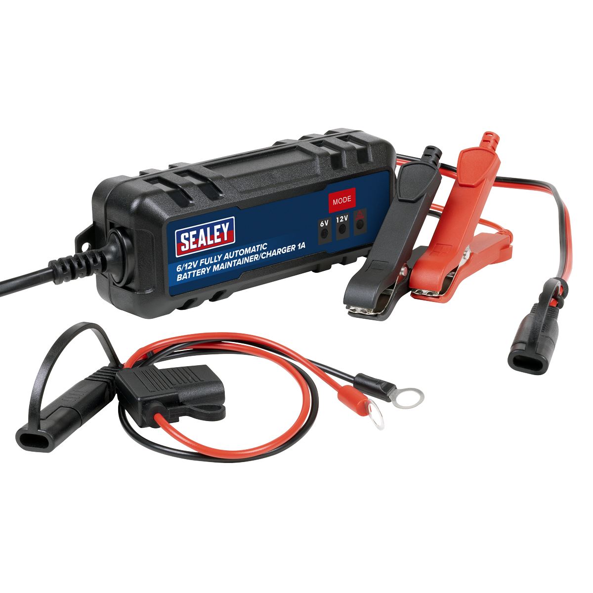 Sealey 6/12V Fully Automatic Battery Maintainer/Charger 1A SBC1