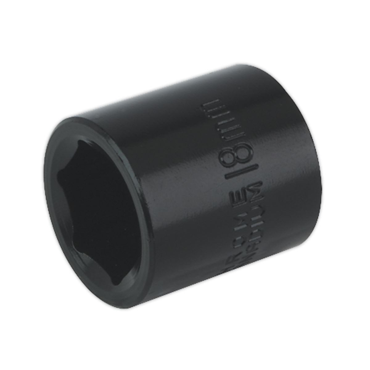 Sealey Impact Socket 18mm 3/8"Sq Drive IS3818