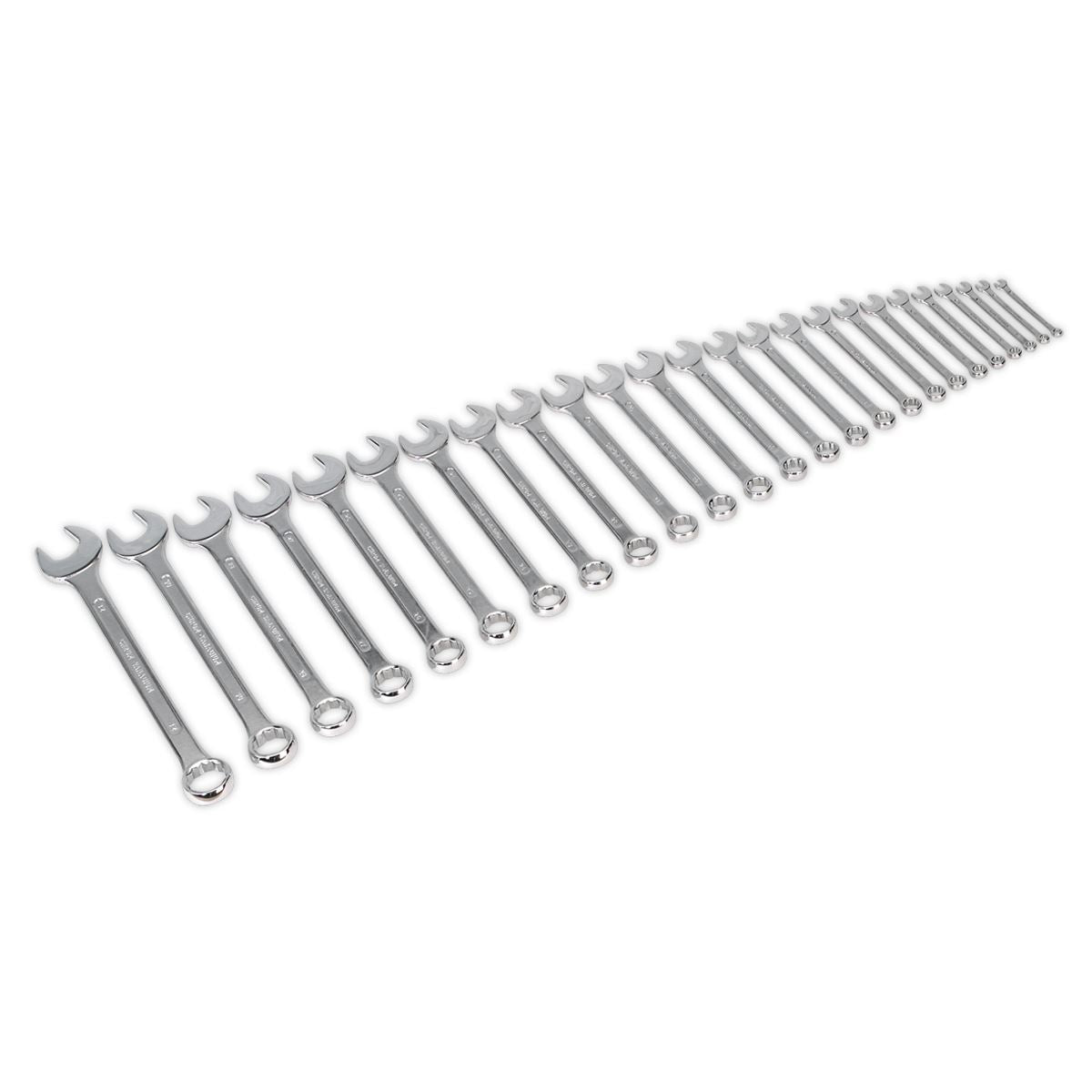 Sealey Combination Spanner Set 25pc Jumbo Metric S0401