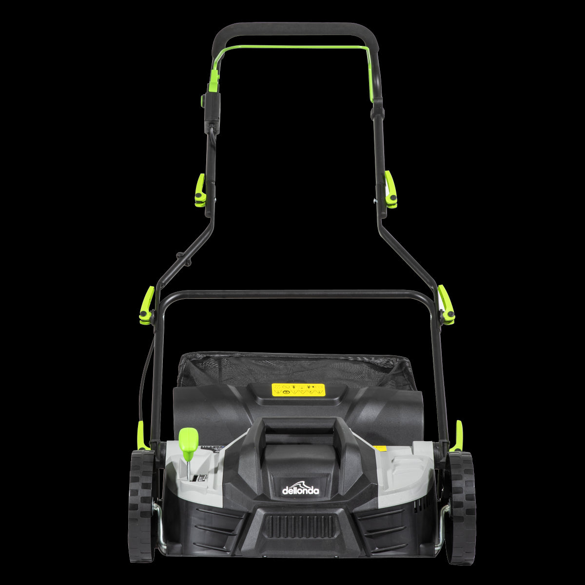 Dellonda 1500W Electric 2-in-1 Scarifier with 5-Heights, 36cm Cutting Diameter, 45L Grass Collection Bag, 10m Mains Cable, Hand Push - DG216 DG216