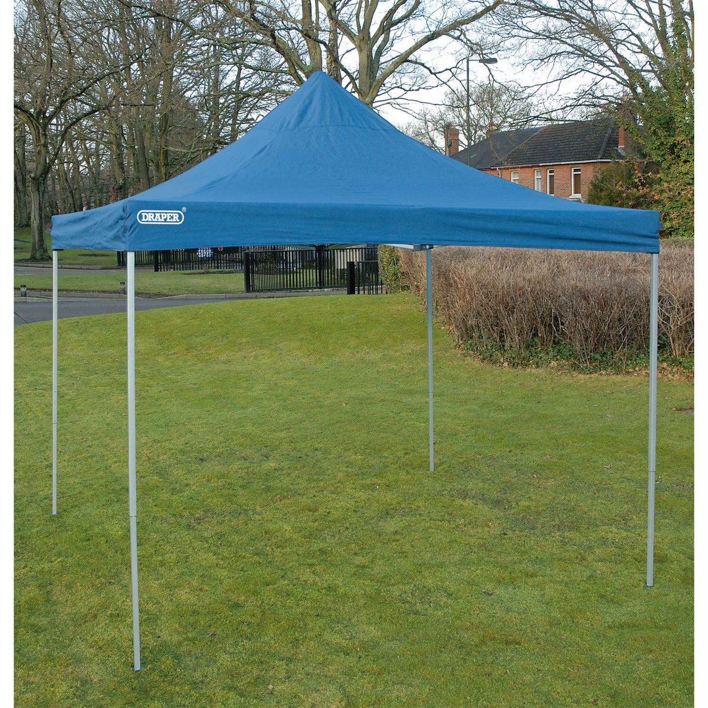 Draper Heavy Duty Folding Gazebo Garden Outdoor Worksite Car Cover 3mx3m - 76942