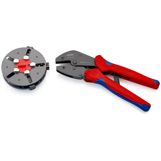 KNIPEX 97 33 01 MultiCrimp Lever Action Crimping Pliers 0.25 - 6.0 mm� Capacity, 250mm