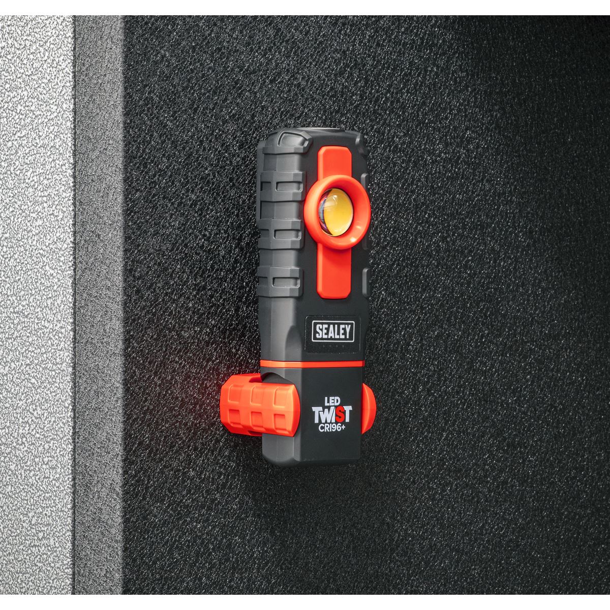 Sealey LED Twist Rechargeable Inspection Light 6W COB LED & 1W SMD Colour Match