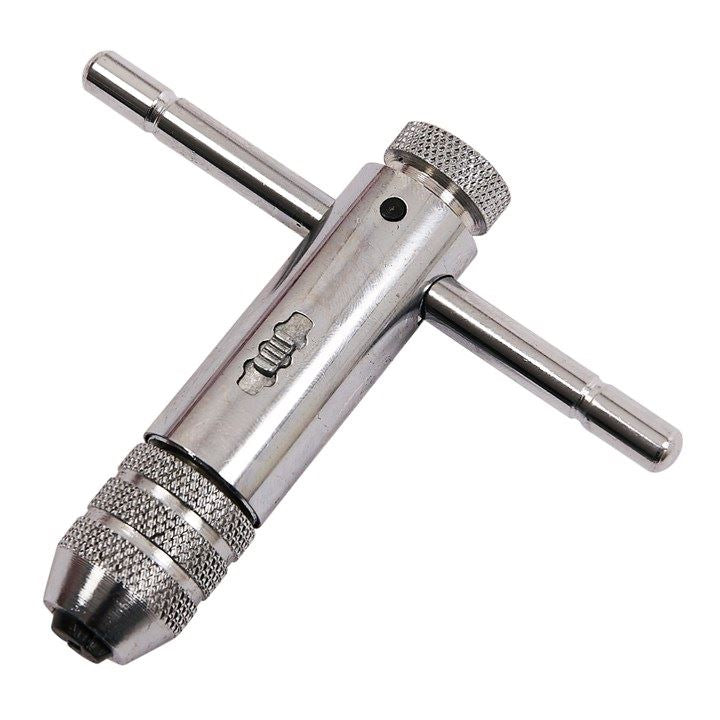 Amtech Ratchet Tap Wrench M3 M8 Forward Reverse Lock+Reversible T Bar Die Set