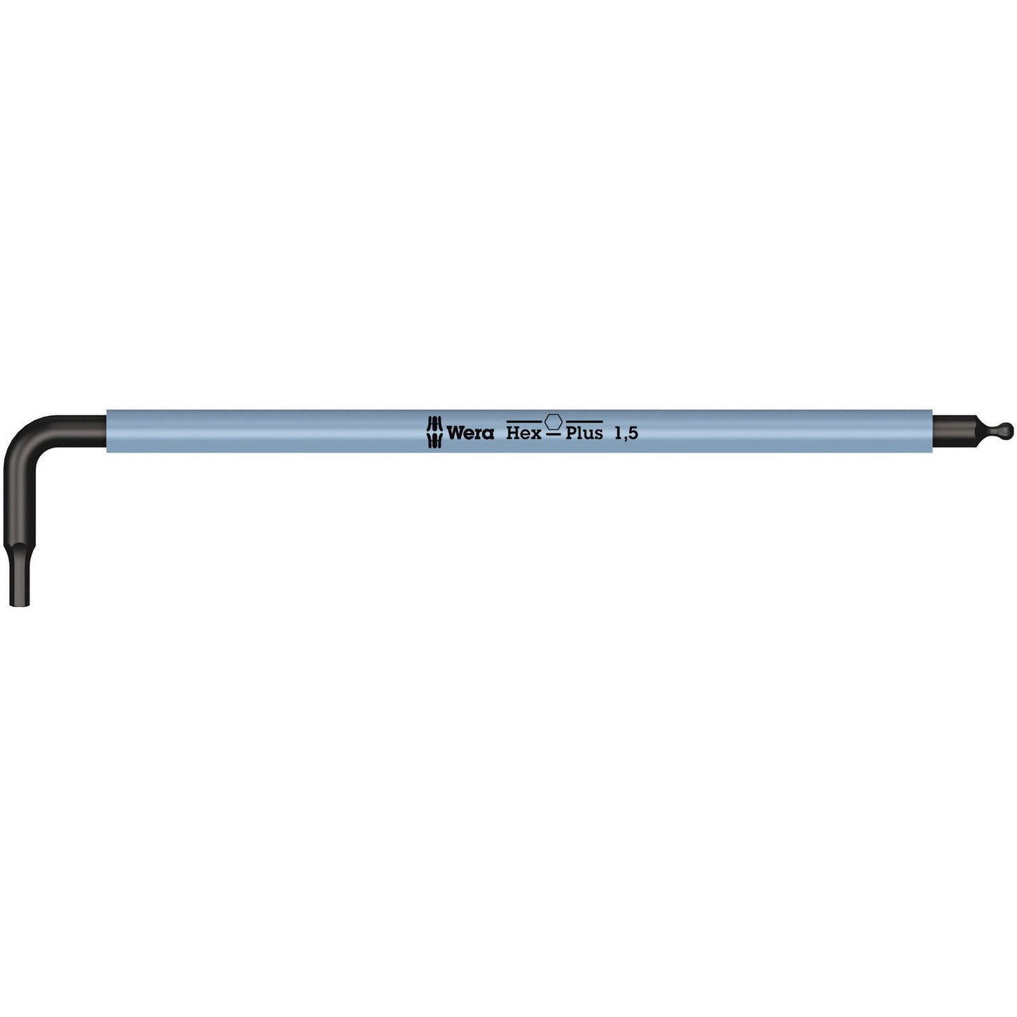 Wera 950Spkl Multicolour Hex Key 1.5/90 Long Ballend Blacklaser 022600