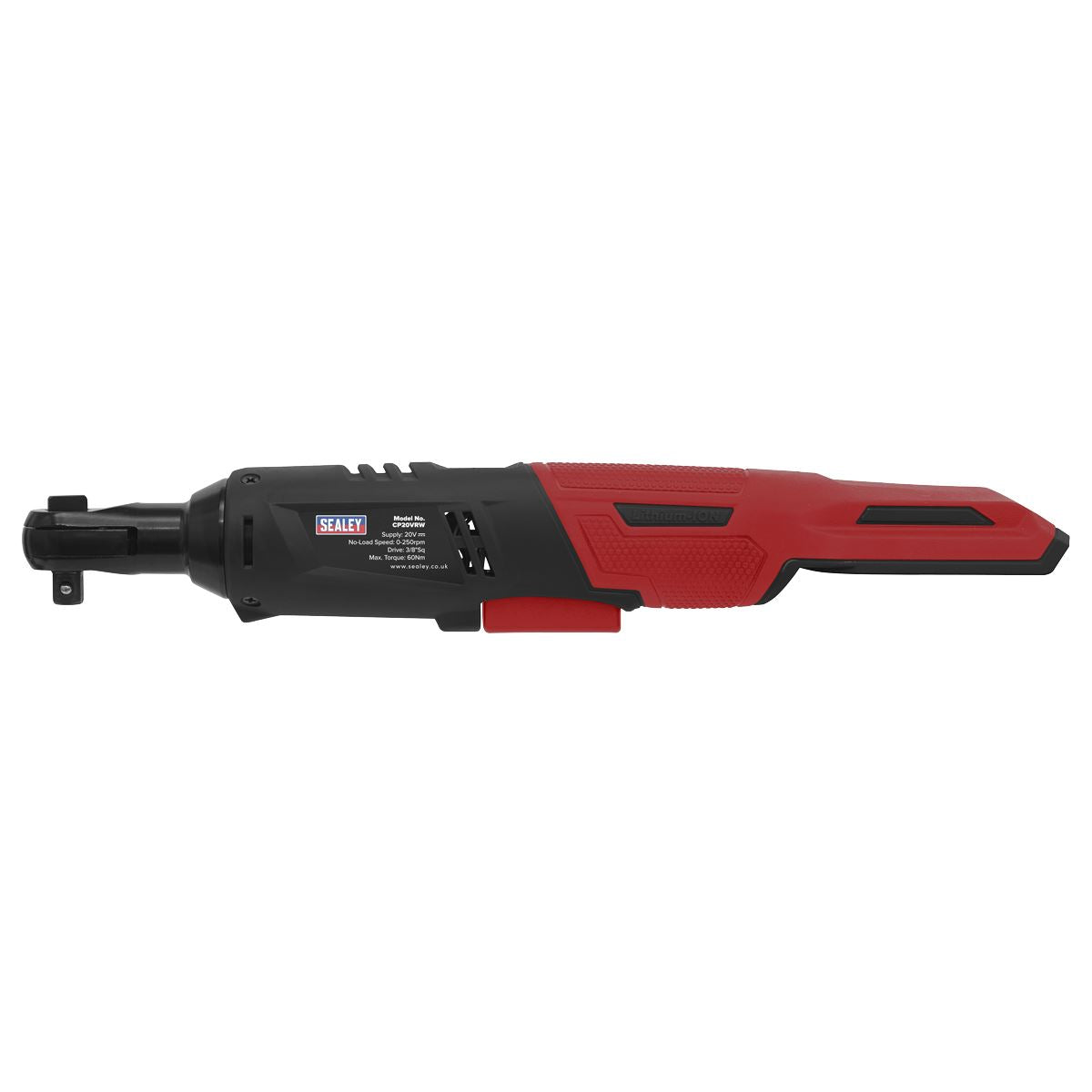 Sealey Ratchet Wrench 20V 3/8"Sq Drive 60Nm - Body Only CP20VRW
