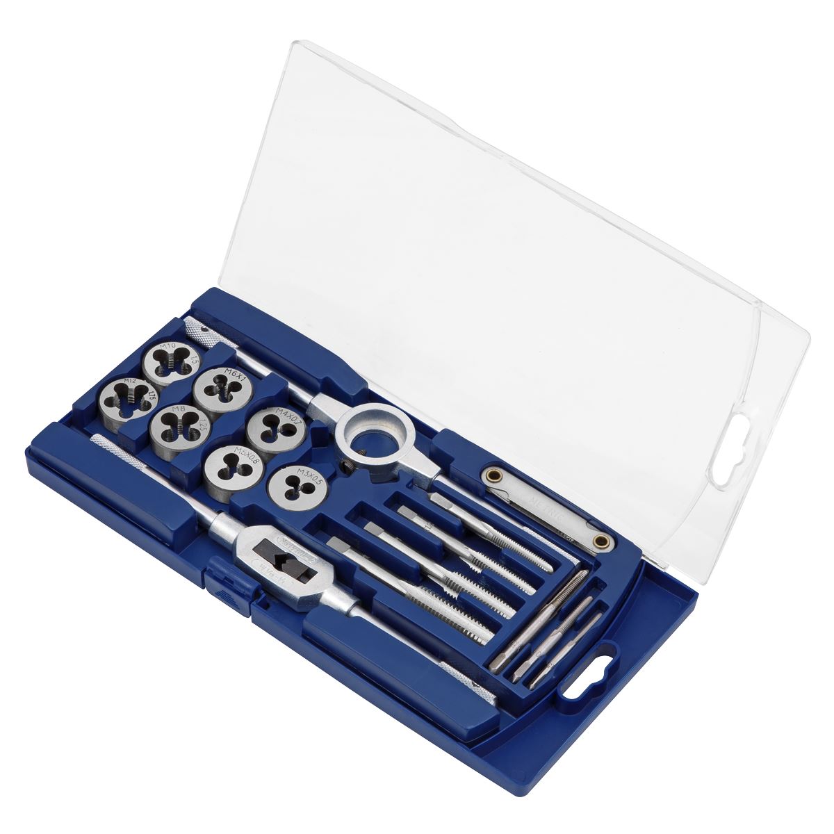 Sealey Tap & Die Set 17pc Metric AK321