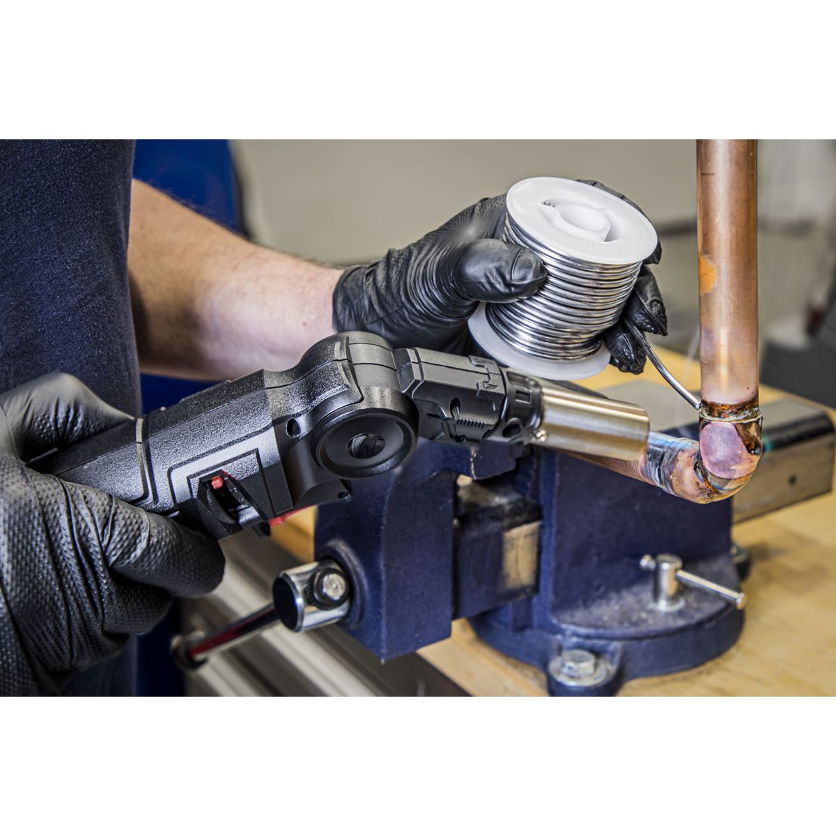 Sealey Soldering Torch Indexing Butane Heavy-Duty AK2972