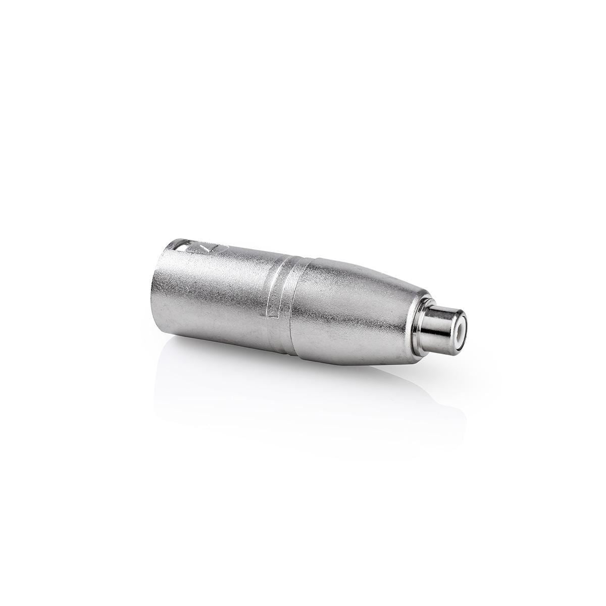 Nedis XLR Adapter XLR 3-pin Male to RCA Female 10 pieces Metal CAGP15930ME