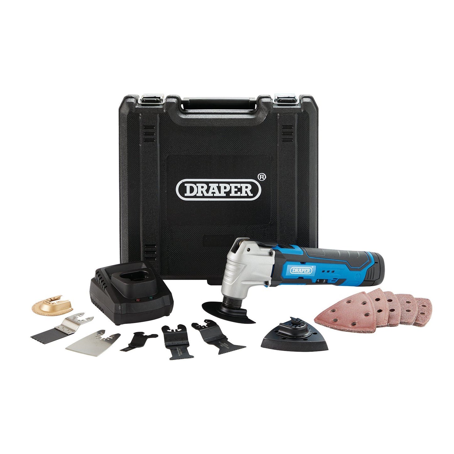 Draper Storm Force 12V Osc M/Tool Kit 33Pieces OMT-33-12D