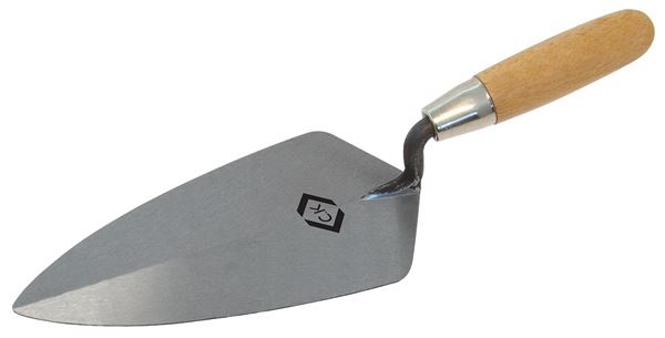 CK Tools Brick Trowel Broad Heel Carbon Steel Wood Grip 250mm T527010