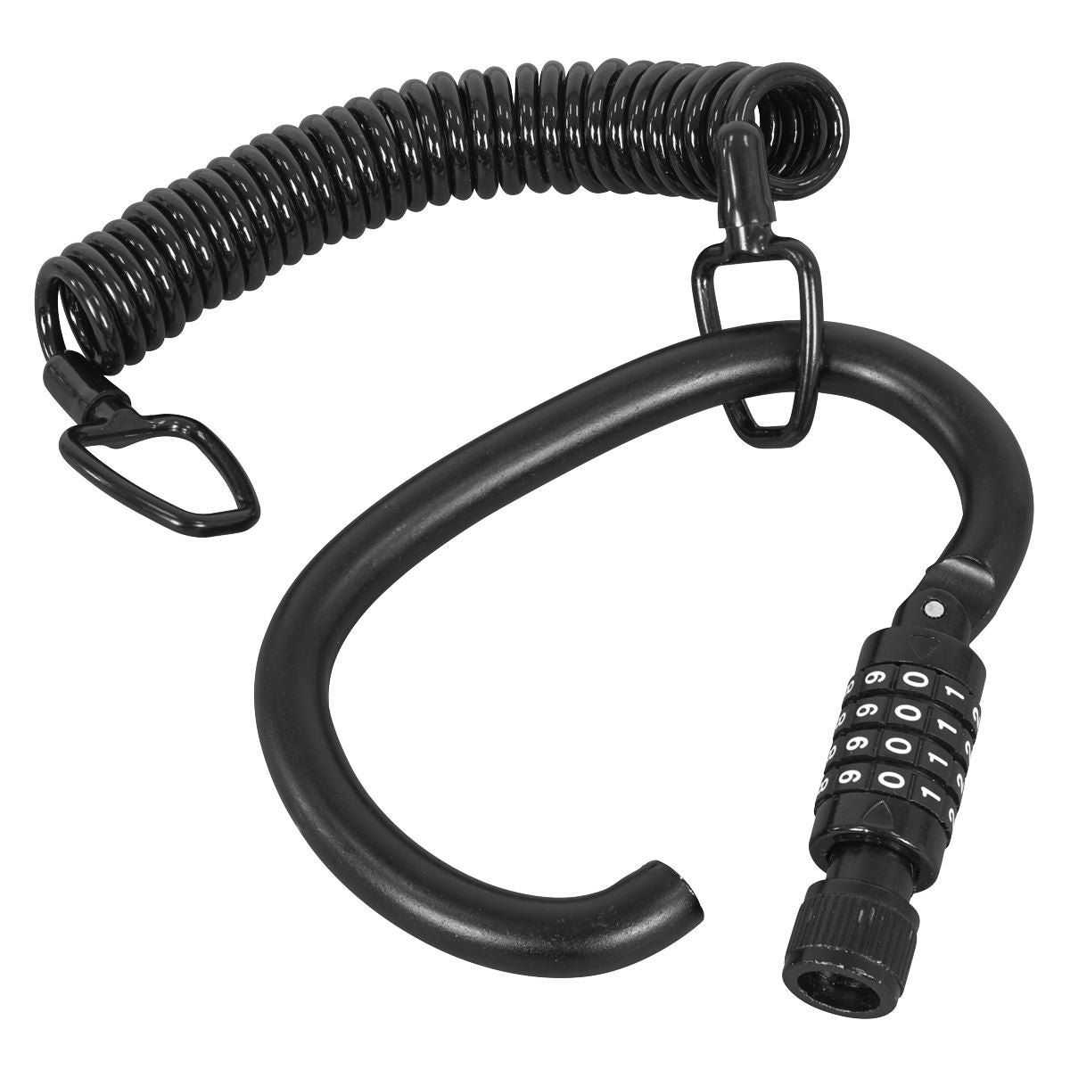 Sealey Helmet/Gear Lock With Cable HGL02