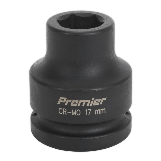 Sealey Impact Socket 17mm 3/4"Sq Drive IS3417