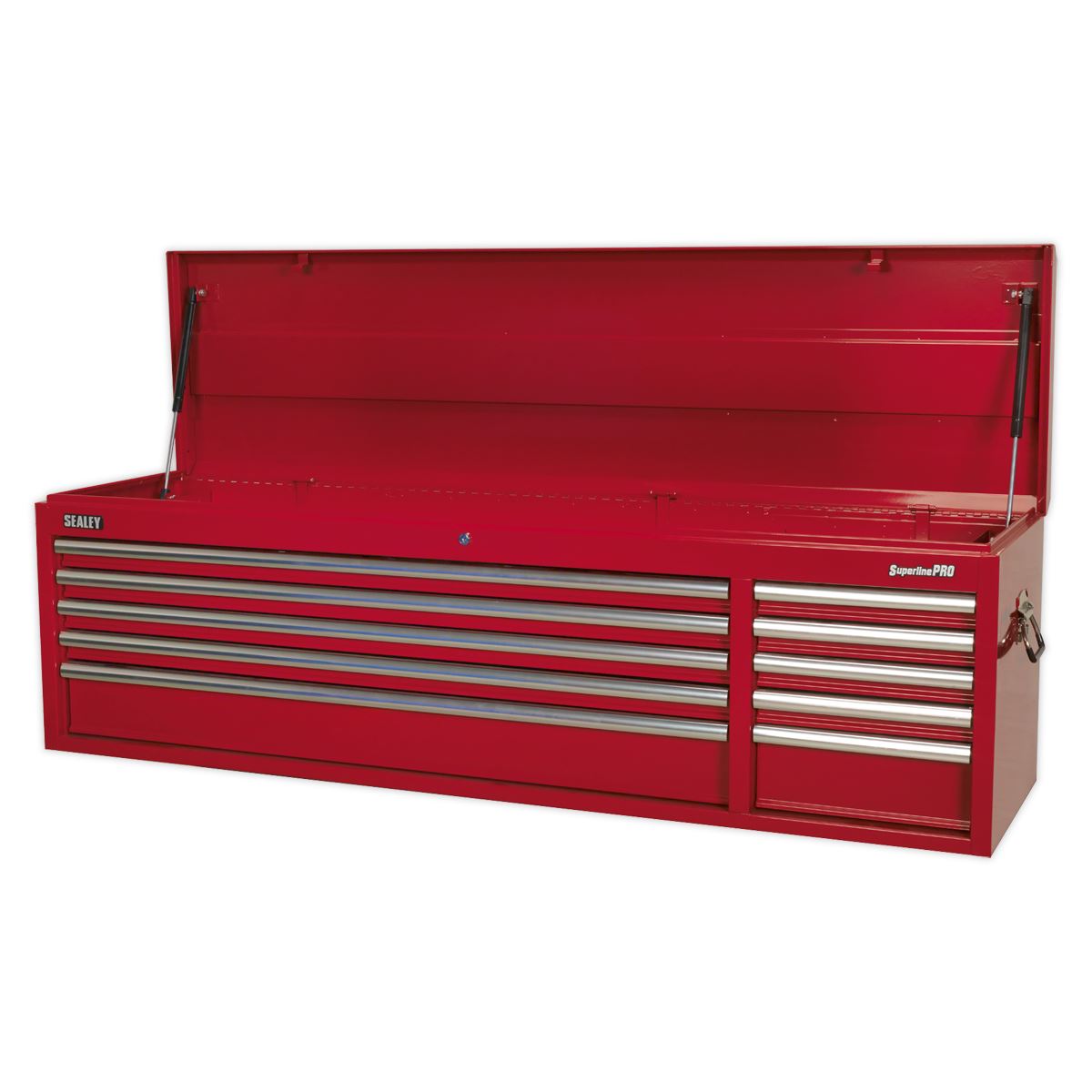 Sealey Topchest 10 Drawer with Ball Bearing Slides Heavy-Duty - Red AP6610