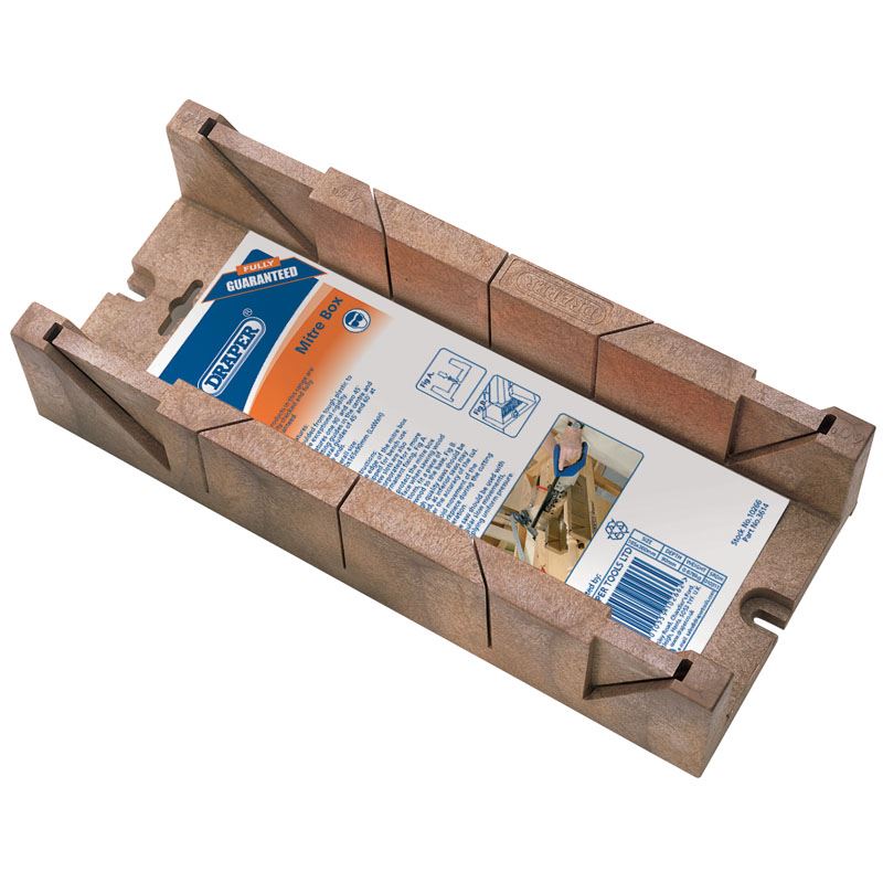 Draper 1x 360mmx110mmx60mm Mitre Box Garage Professional Standard Tool 10266