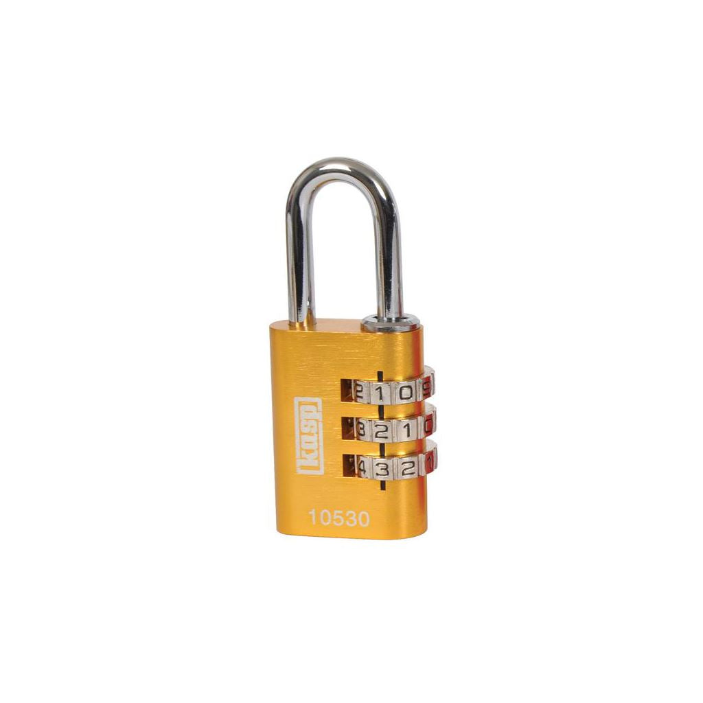 Kasp 105 Combi Padlock Yellow 30mm K10530YELD