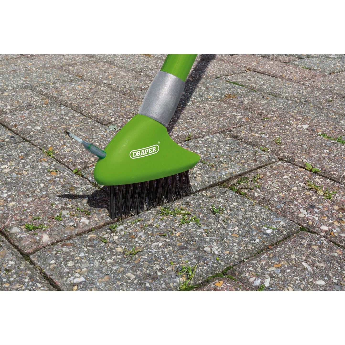 Draper Paving Brush Set with Twin Heads and Telescopic Handle - 58683