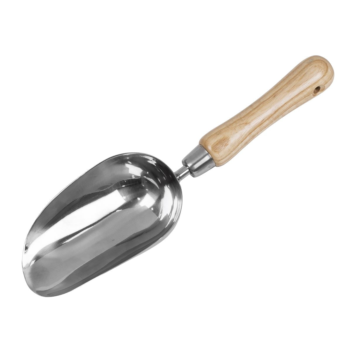 Sealey Premier Garden Scoop with Ash Handle & Stainless Steel Head GTWH006
